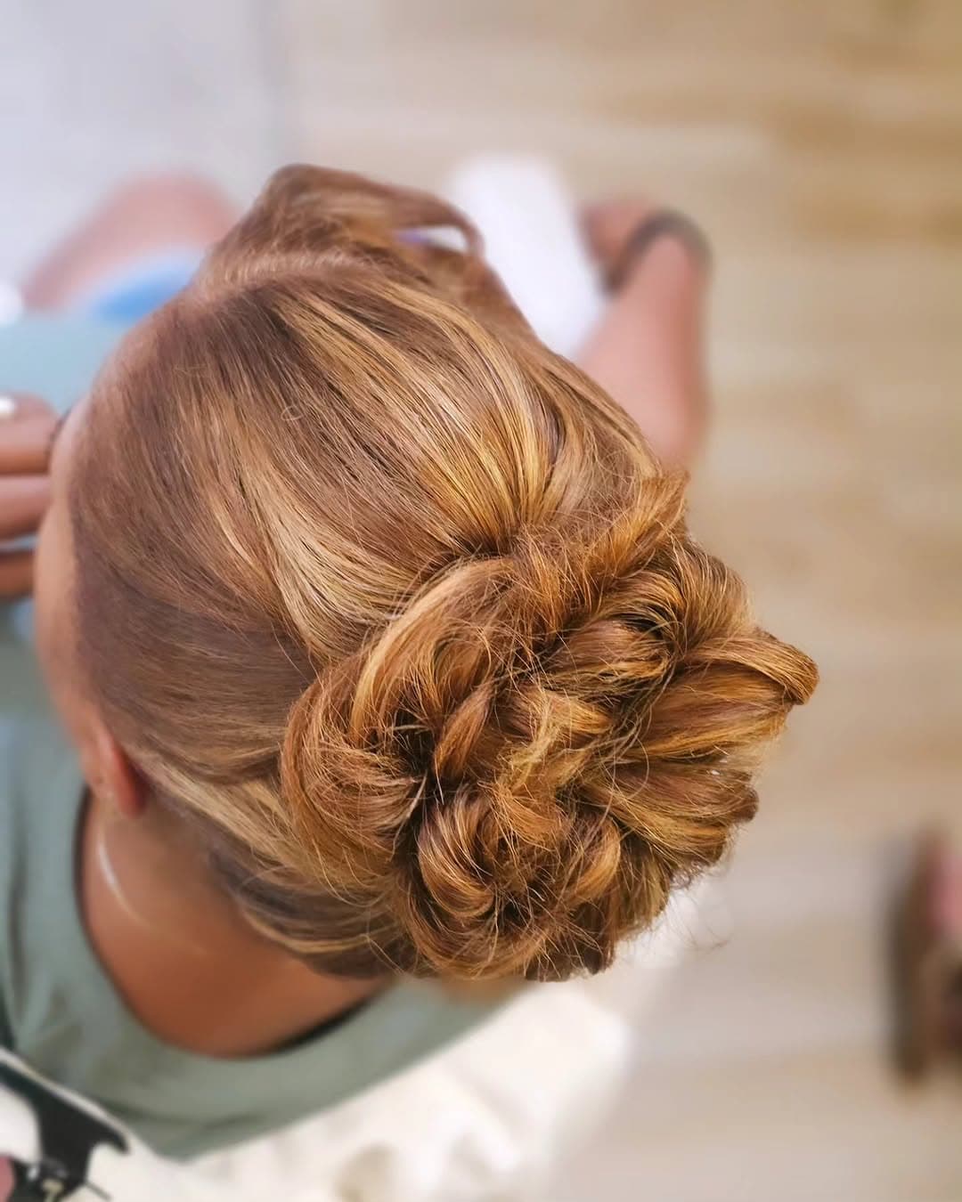 Recogido de novia con textura — Fénix Hairstyle